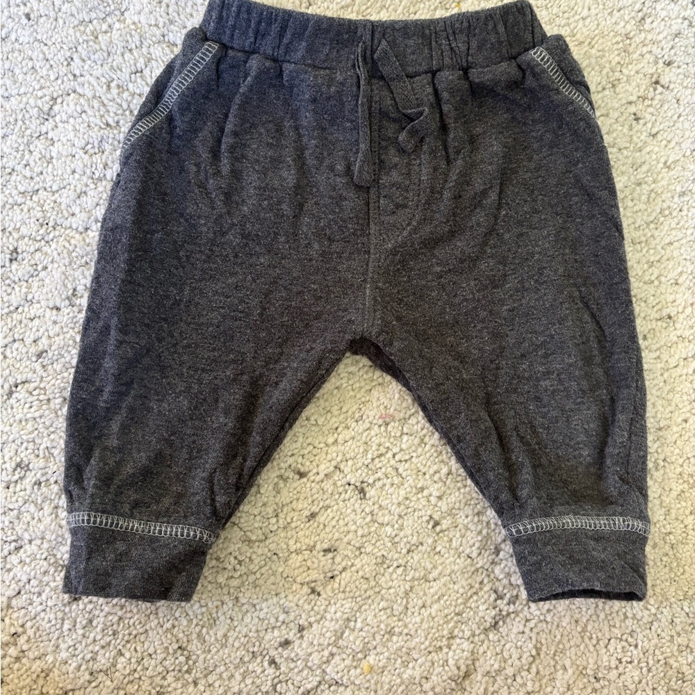 Juddlies Gray Baby Jogger Pants Size 3-6m